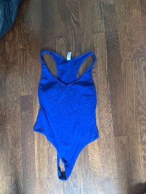 American Apparel Blue Bodysuit